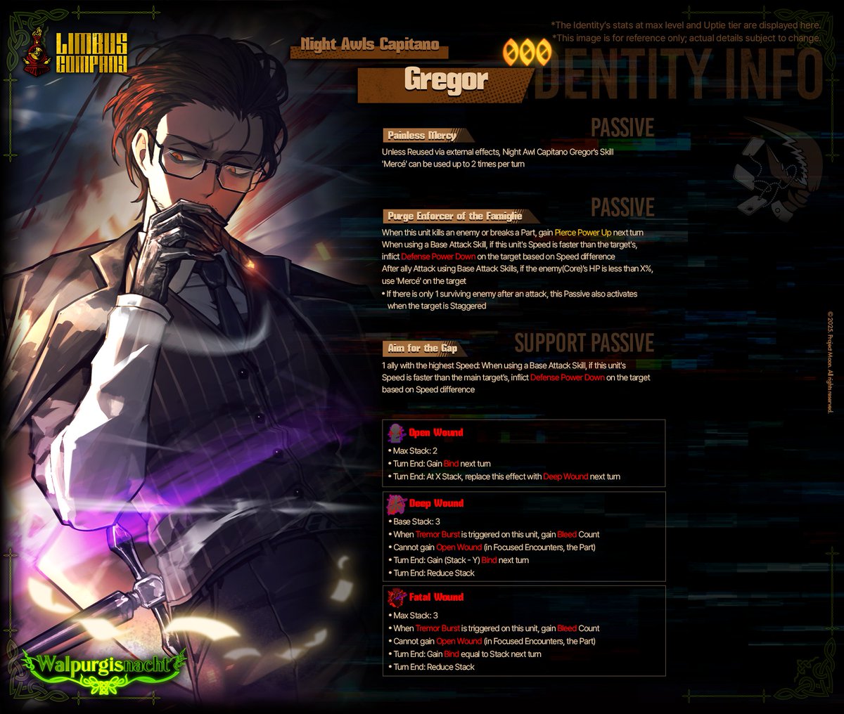 2025.11.06 (KST) 제7회 발푸르기스의 밤 특정 추출 / 第7回ヴァルプルギスの夜 特定抽出 / The 7th Walpurgis Night Target Extraction

[000] 밤의 송곳 카피타노 그레고르 / 夜の錐 カピターノ グレゴール / Night Awls Capitano Gregor

store.steampowered.com/news/app/19735…

#LCB #림버스 #LimbusCompany