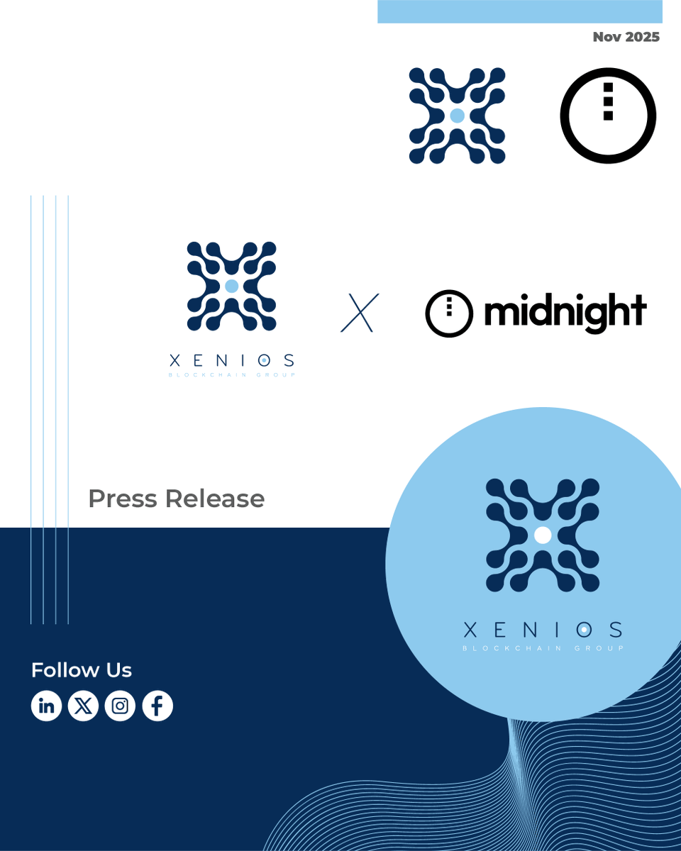 xenios_group's tweet photo. 🚀 @MidnightNtwrk  x XBG
Building Zero-Knowledge Infrastructure for Institutional Blockchain Adoption

Read More👇

#Blockchain #ZeroKnowledge #DLT #Privacy #Compliance #XBG #Midnight #IOHK #Cardano https://t.co/3yP752qOBl