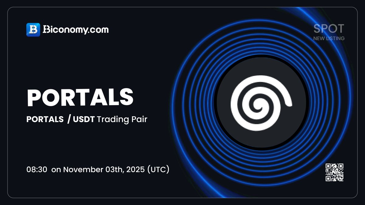 BiconomyCom's tweet image. 🚀NEW LISTING🔥 $PORTALS

We are excited to announce that @portalsFDN has been listed on Biconomy.com! The #PORTALS / #USDT spot trading pair is now available!🔥
biconomy.com/exchange/PORTA…

About Portals：
"Portals is a browser-based, no-code game creation platform