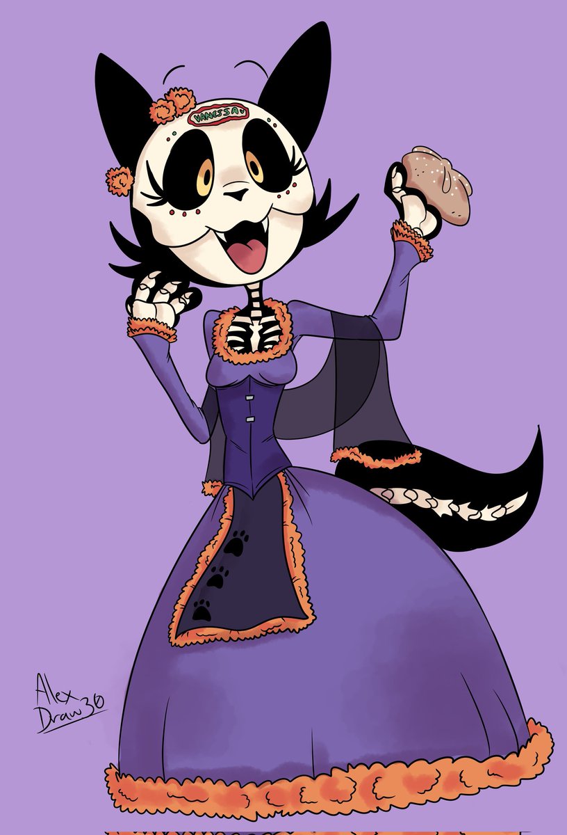 FELIZ DÍA DE MUERTOS!!! 💀💀🏵️🏵️
Bonessa vuelve algo tarde para festejar, apoco no se ve más guapa que hace un año?