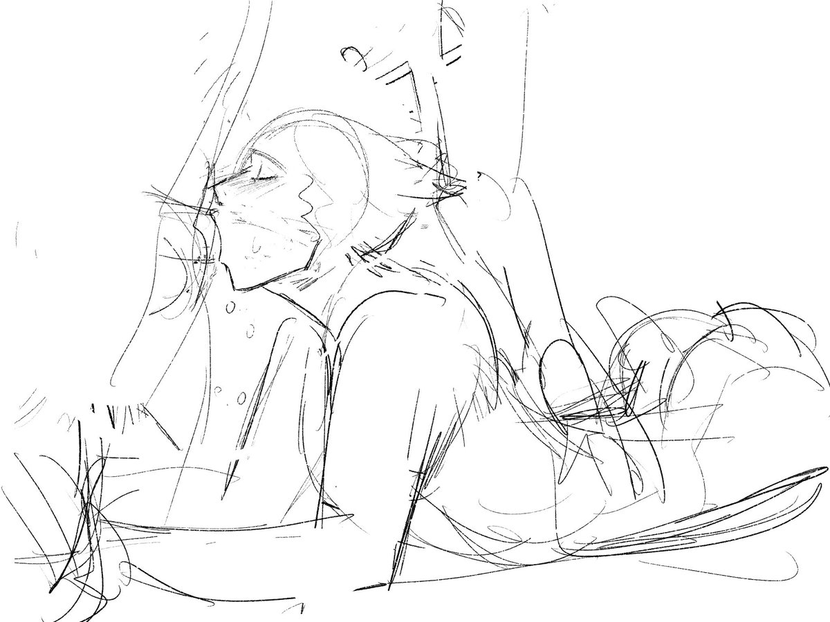 rencorin's tweet photo. Sketches that I don’t wanna finish lol https://t.co/NOY7SCUPSF