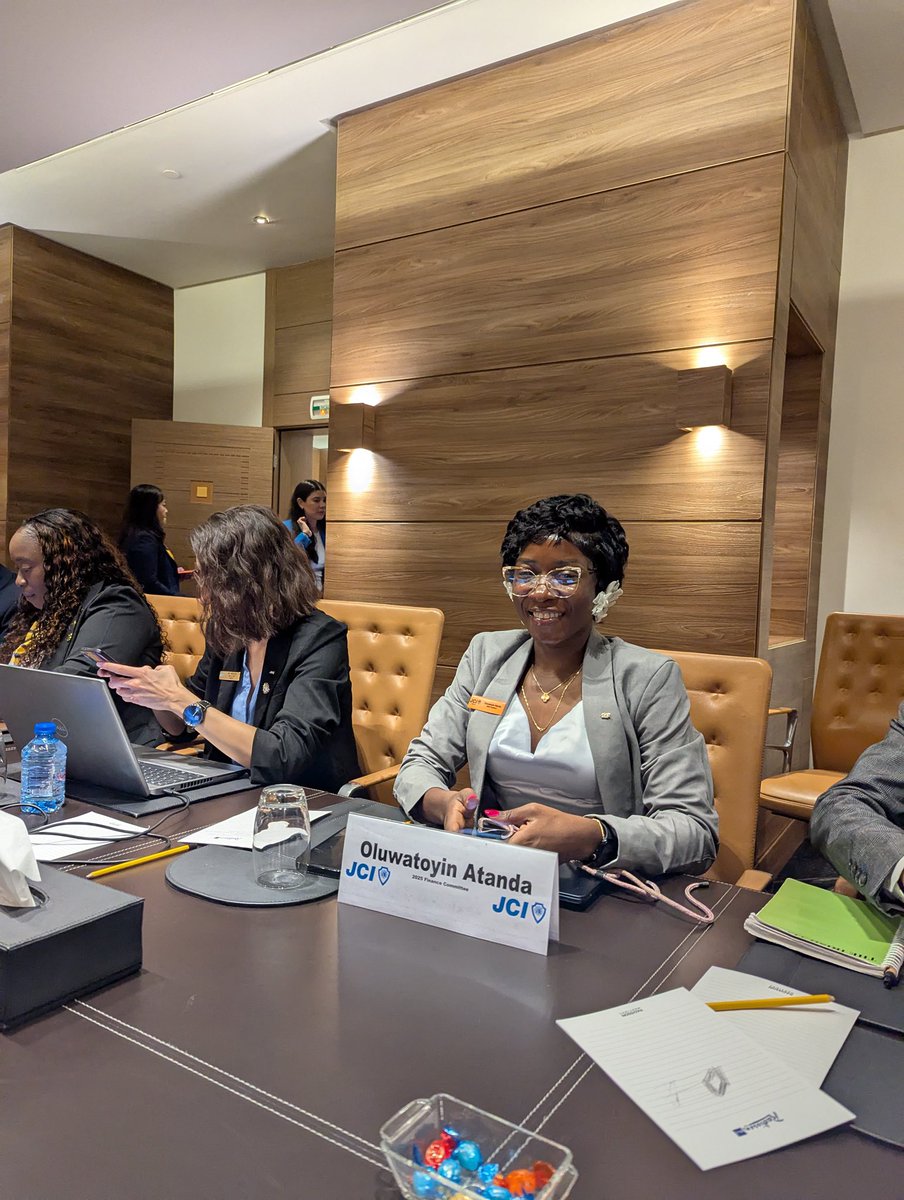 jci_nigeria's tweet image. Our National President, Oluwatoyin Atanda, joined other global leaders at the 2025 JCI Finance Committee Meeting in Tunis, Tunisia, contributing to critical discussions that shape the financial direction of our global organization.