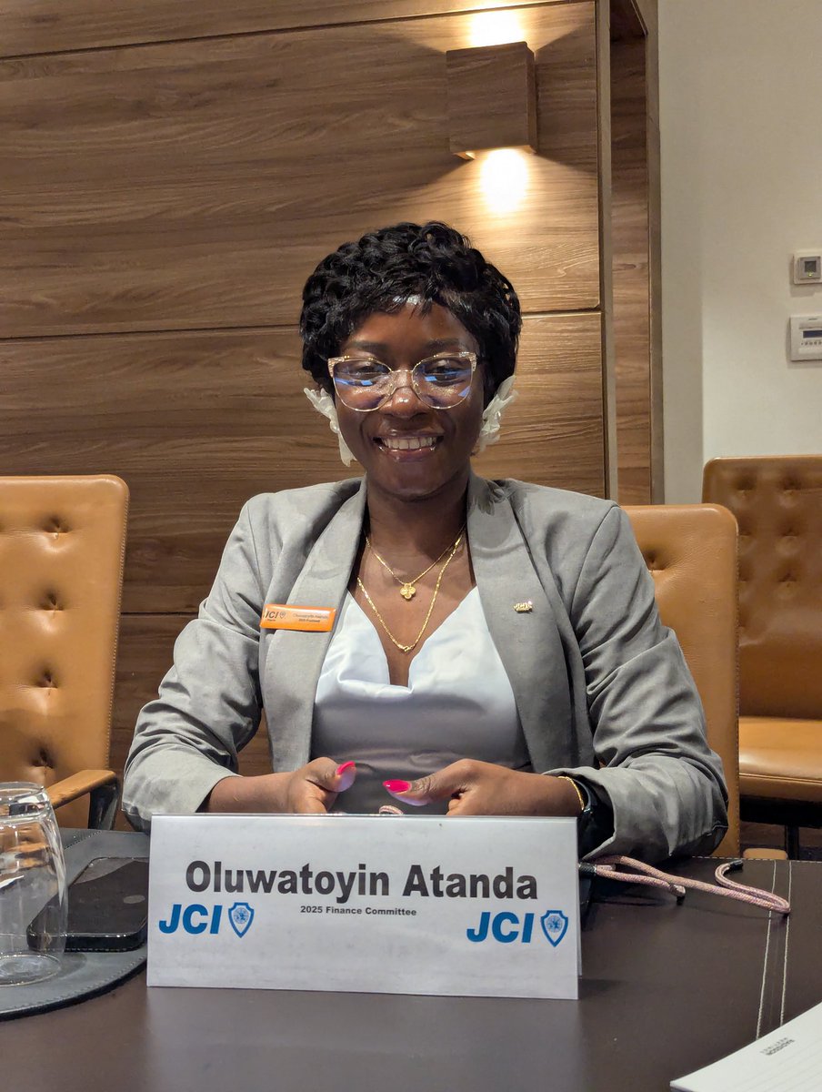 jci_nigeria's tweet image. Our National President, Oluwatoyin Atanda, joined other global leaders at the 2025 JCI Finance Committee Meeting in Tunis, Tunisia, contributing to critical discussions that shape the financial direction of our global organization.