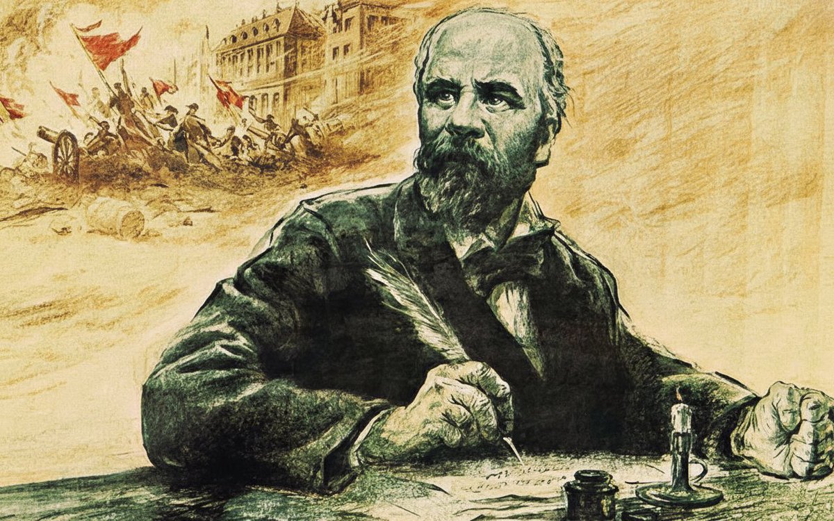 pycpim's tweet image. Comrade Eugène Edine Pottier died in Paris on November 6, 1887. He was a French Revolutionary, Socialist, Poet, Freemason, and transport worker who wrote the famous proletarian song, The Internationale ("Arise ye starvelings from your slumbers," and so on). #CPIM #Internationale