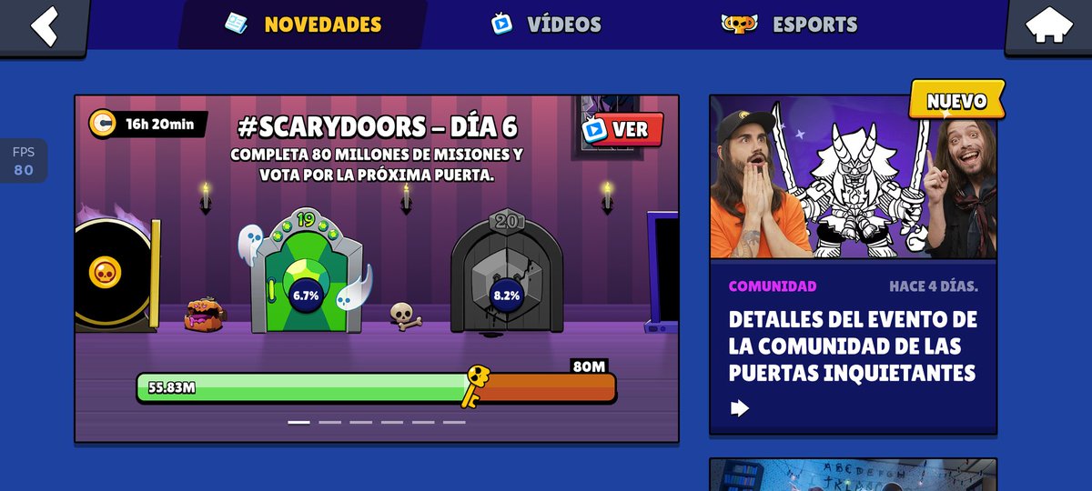Aún con las gemas #scarydoors #BrawlStars