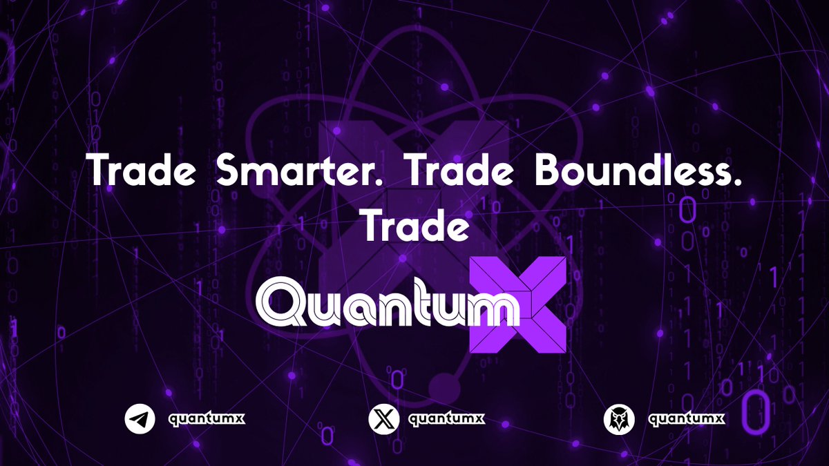 quantx_pro's tweet image. 🌌 Power your trades with quantum precision.
 $QuantumX — Smarter. Faster. Boundless

#QuantumX #pumpfun #solana #memecoin #AITrading #CryptoCommunity