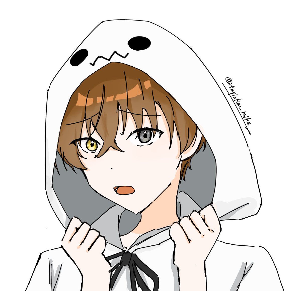 #ハンドレFA
これはですね､､､ハロウィンに出すはずだった千トくんです､､､