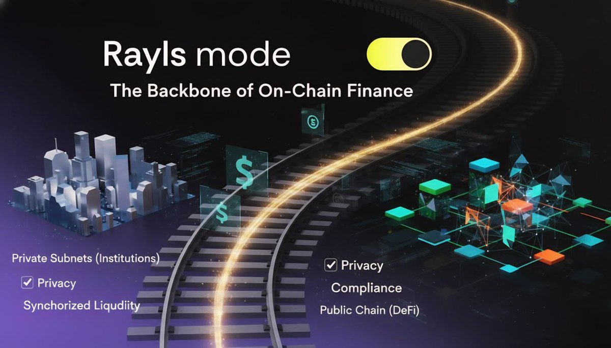 The idea of TradFi and DeFi convergence is starting to feel real.

Instead of trying to disrupt banking, projects like Rayls are building the infrastructure that lets both systems operate together, with private subnets for institutions and a public chain for DeFi. This setup