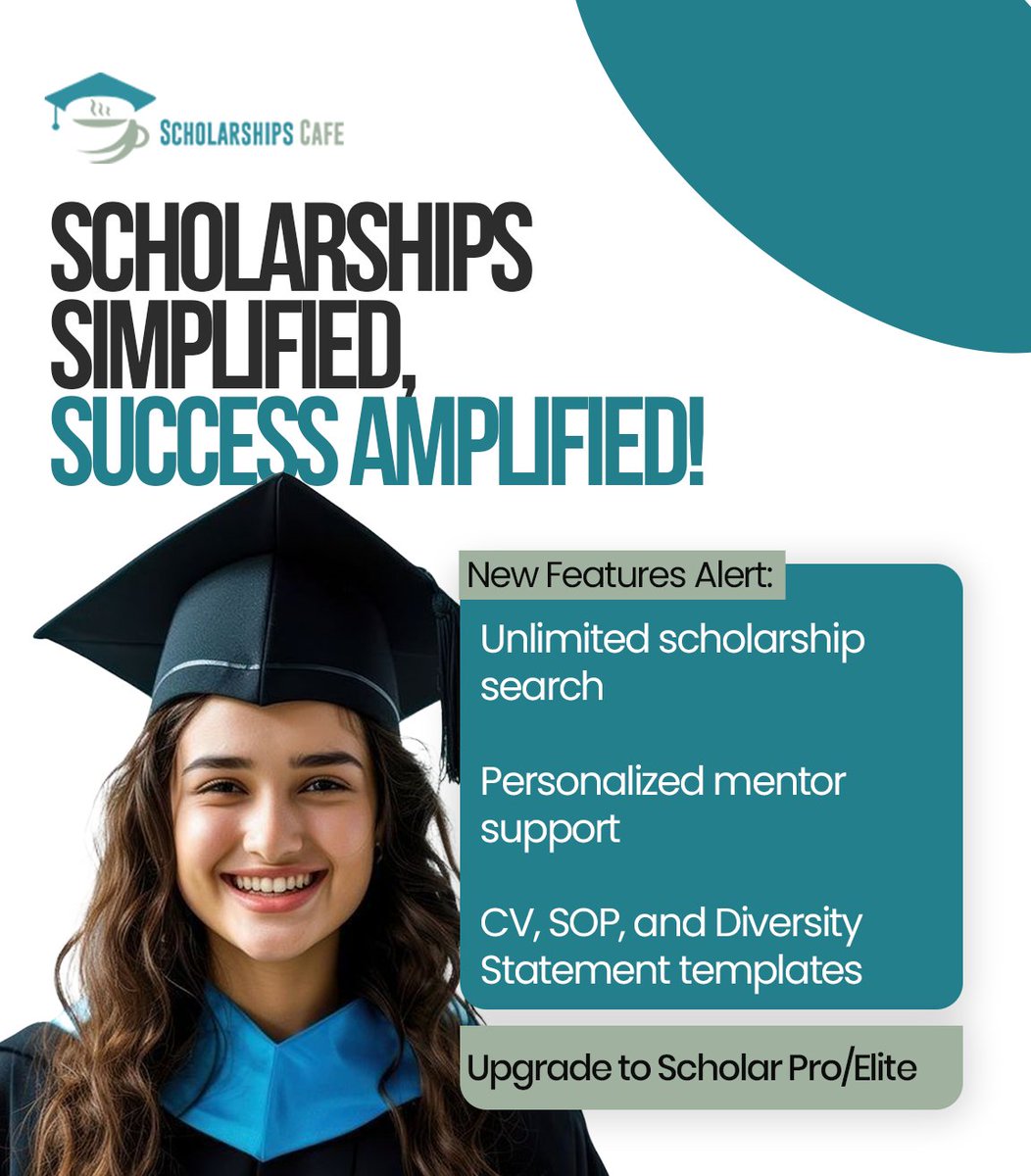 olumuyiwaayo's tweet image. With over 7,000 active scholarships in our database, your chances of winning just got better! 

With Scholar PRO, you get:

Unlimited access to scholarship opportunities on your dashboard

A Resources Hub with step-by-step videos on winning scholarships

CV, resume, and SOP…