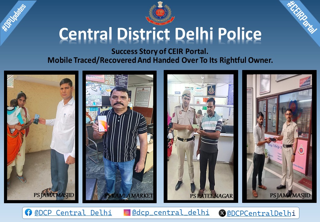 DCP Central Delhi tweet media