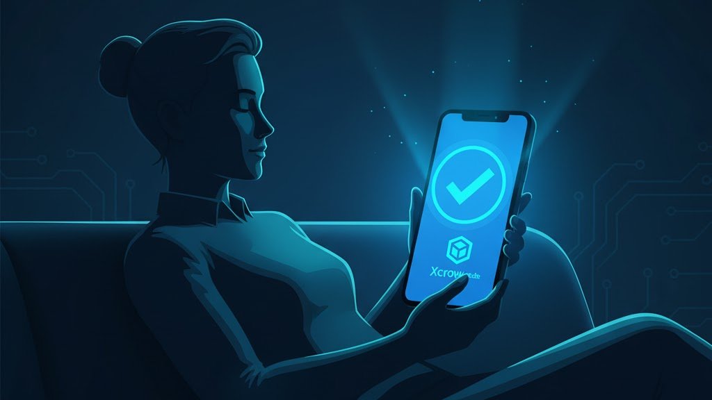 Xcrow_app's tweet photo. More security. Less hassle.
No doubts.
Start your week better with Xcrow.
#RelaxedTrading #XcrowEase https://t.co/Wd45FWc2FC