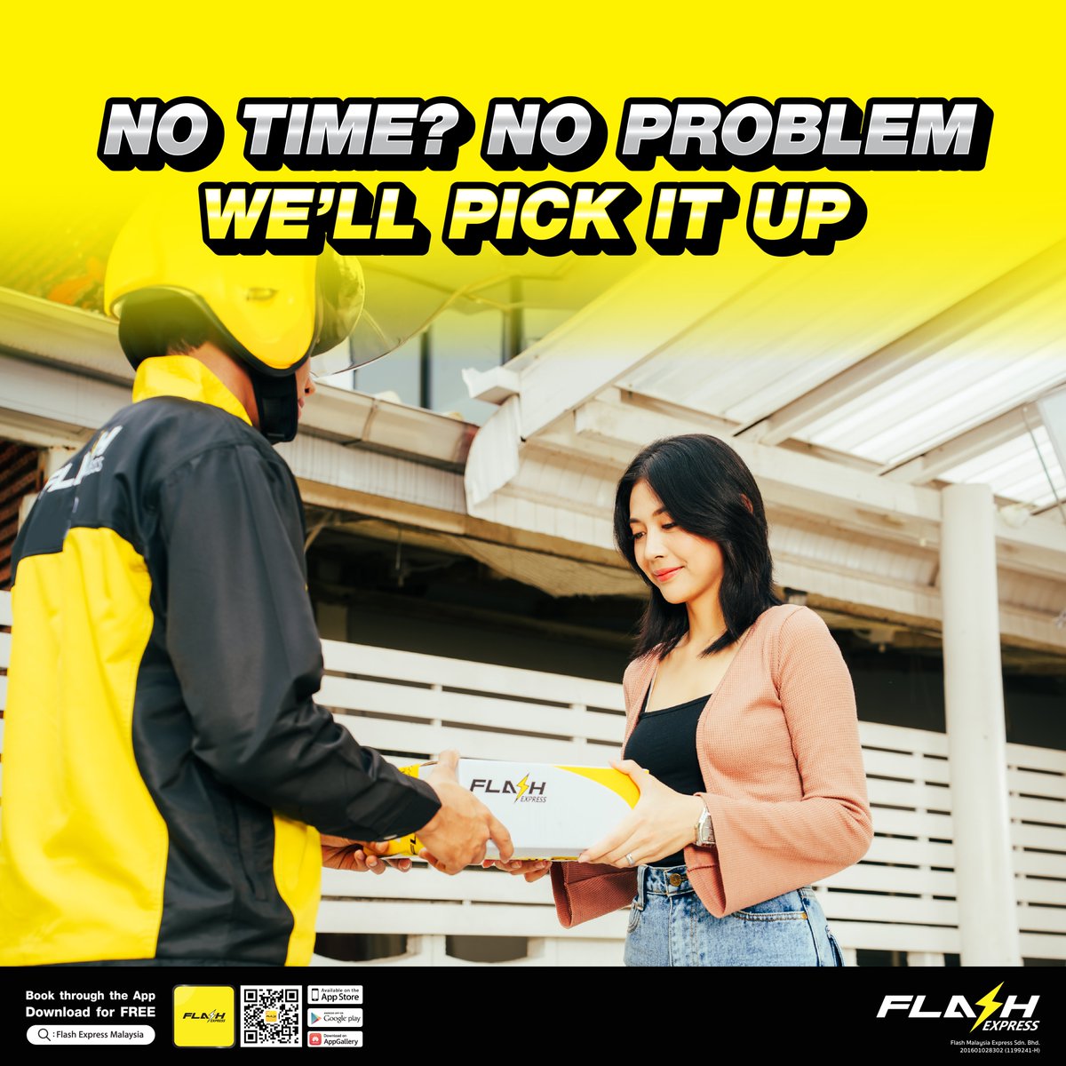 FlashExpressMY's tweet image. 🚚💛 Pickup Made Easy with Flash! ⚡

No need to leave your home — we’ll come right to your doorstep! 🏠✨
Fast, convenient, and ready when you are. 🙌

📲 Book your pickup now on the Flash App: linkmix.co/20801026

#FlashExpressMY #EasyPickup #FlashForward #DoorstepService