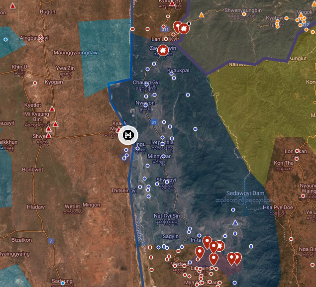 Myanmar War Map tweet media
