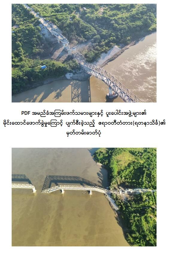 Myanmar War Map tweet media