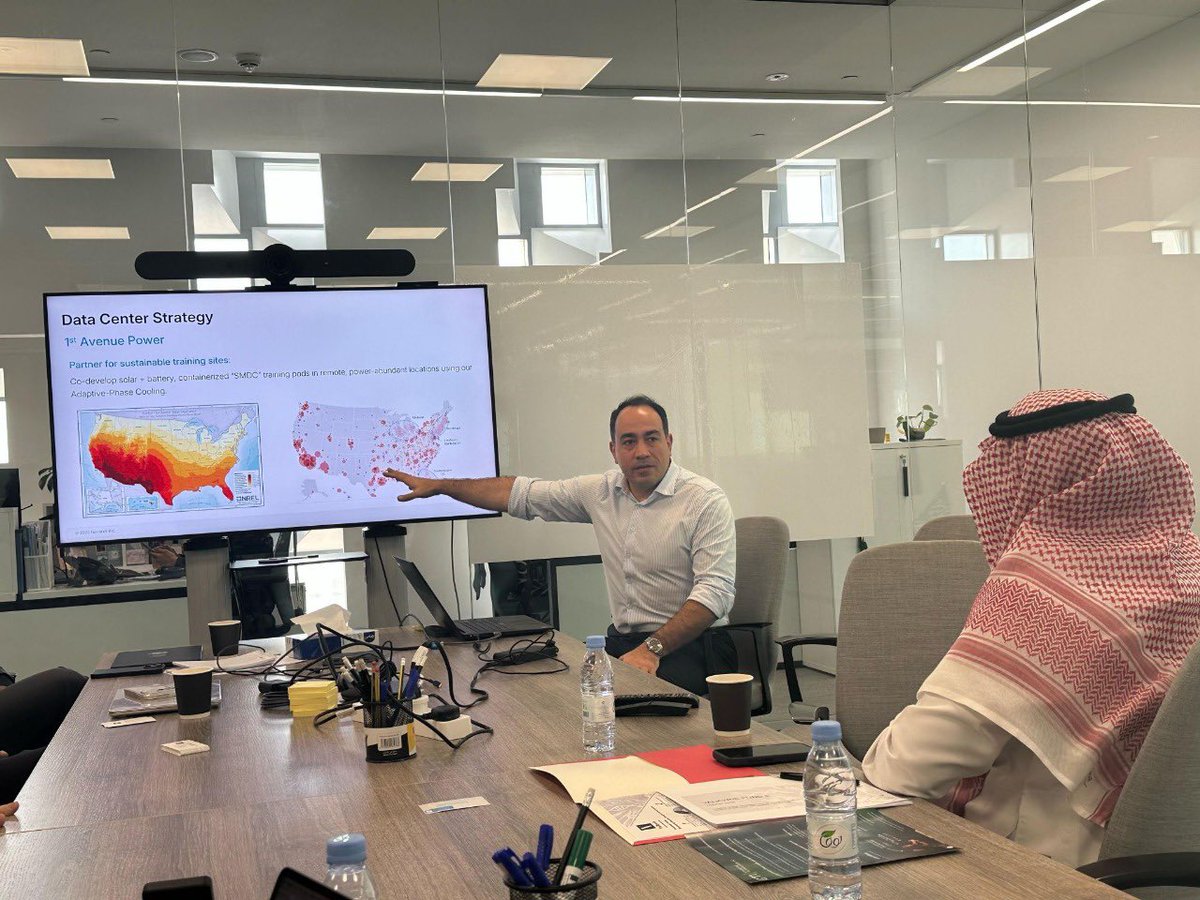 على هامش #مبادرة_مستقبل_الاستثمار  2025 بالرياض, نثمّن اجتماعاتنا المثمرة مع Valkyrie Fund من كاليفورنيا وشركائهم. هيئة الابتكار تعمل على تفعيل الشراكات في الذكاء الاصطناعي والتقنيات العميقة بما يدعم أجندة الابتكار الوطنية ويُسرّع أثرها.

#الرياض #السعودية #الذكاء_الاصطناعي