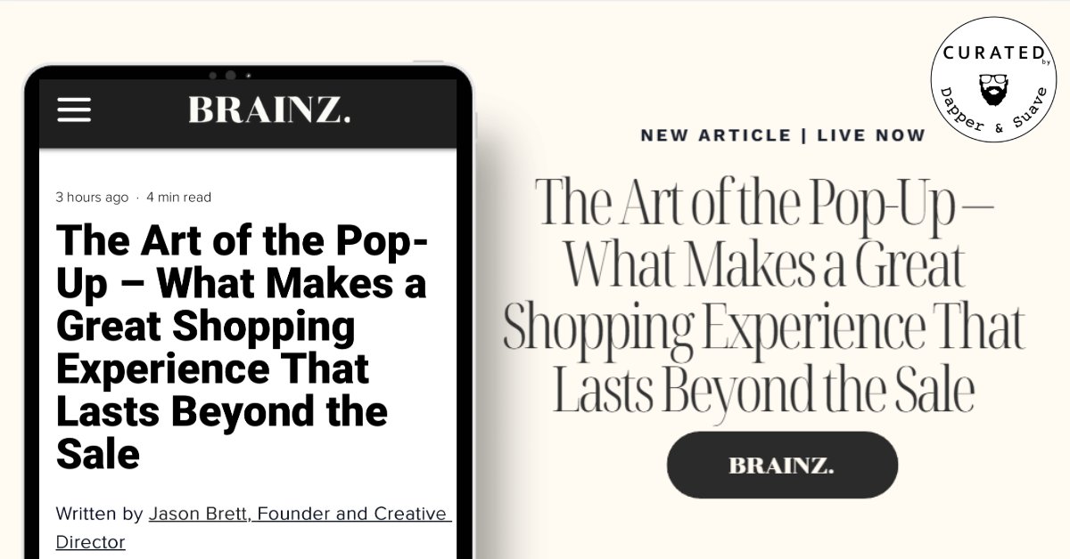 Exciting news 🎉

I’m honoured to share that I have partnered with Brainz Magazine as an Executive Contributor.

Over the coming months I’ll be publishing articles focused on inspiring + supporting small business 

brainzmagazine.com/executive-cont…