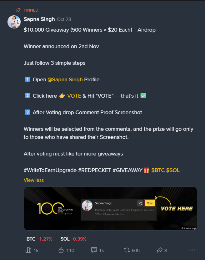 ACHINTAMAJI9's tweet photo. @earnwithsapna @binance Mam , you should include this image too 😂 https://t.co/t2ec7VAsoz