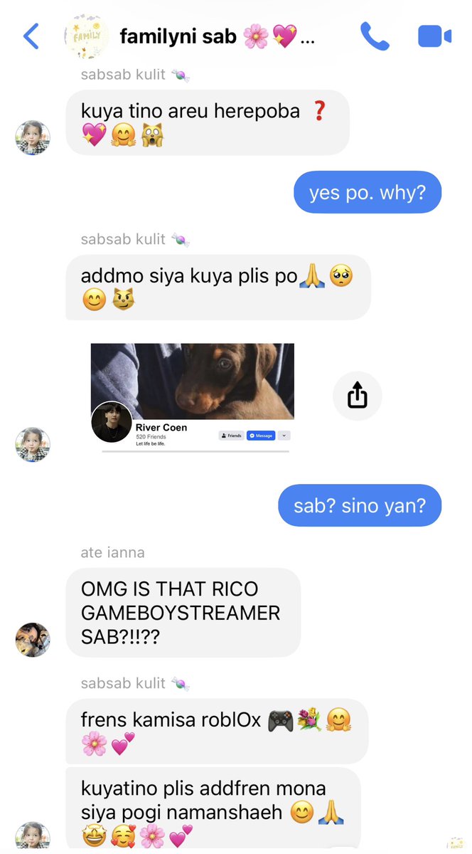 tkliham's tweet photo. A filo #taekookau where Rico (jk) is a famous gamer who streams different types of games on twitch. On the day he tried roblox (due to the popular demand of his viewers), he found a little friend who tries to set him up with her kuya Tino (th). https://t.co/FbUYAQwg2Q