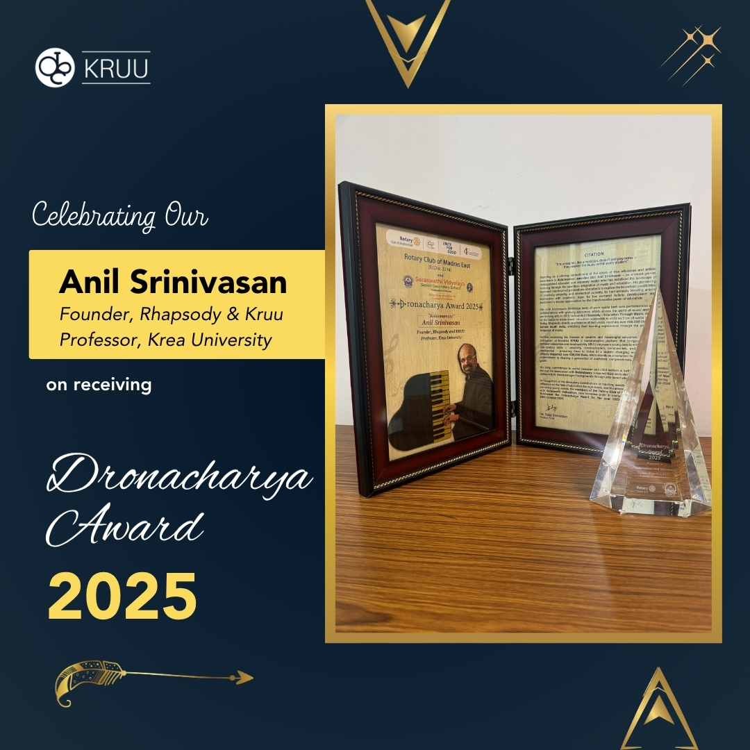 This past week, our CEO Anil Srinivasan was honoured with the Dronacharya Award 2025, a recognition that celebrates his outstanding contributions to education, creativity, and leadership.

Kudos to you Sir!