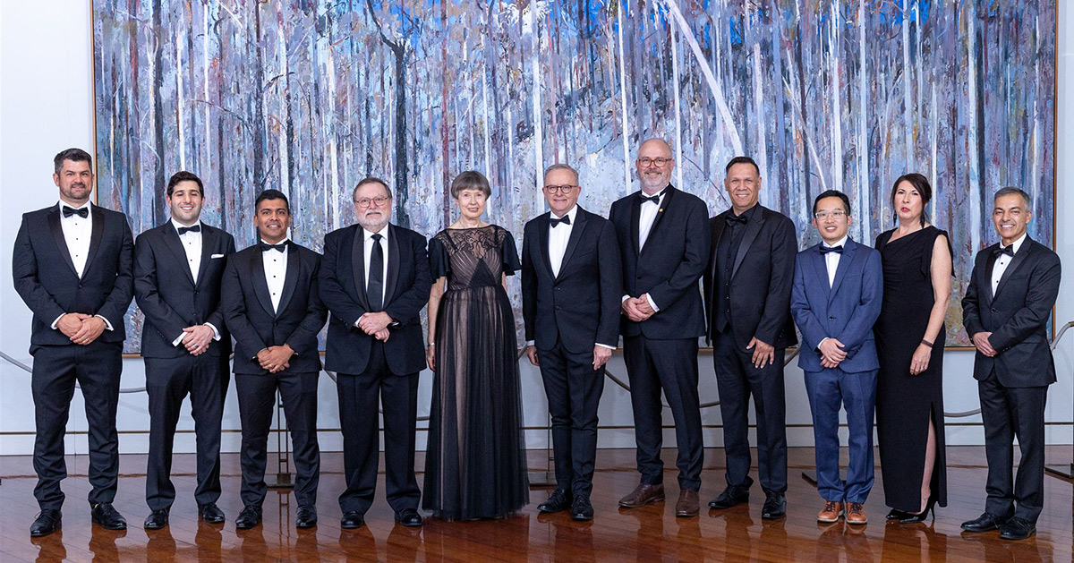 ScienceGovAu's tweet image. That’s a wrap! Thank you to everyone who tuned in to celebrate the achievements of these inspiring Australians tonight. 🎉

Congrats to all the recipients of the 2025 #PMPrizes. Learn more about their achievements 👉 industry.gov.au/news/introduci…