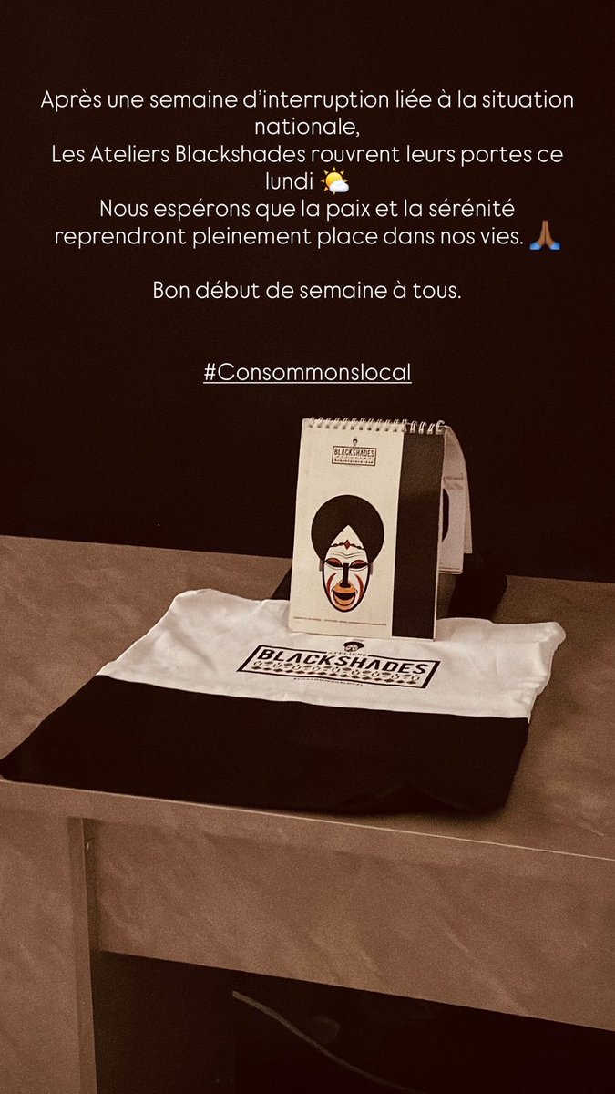 NOUS SOMMES OUVERTS‼️

📌La vitrine des marques camerounaises - Achetez local, vivez l’original 🇨🇲