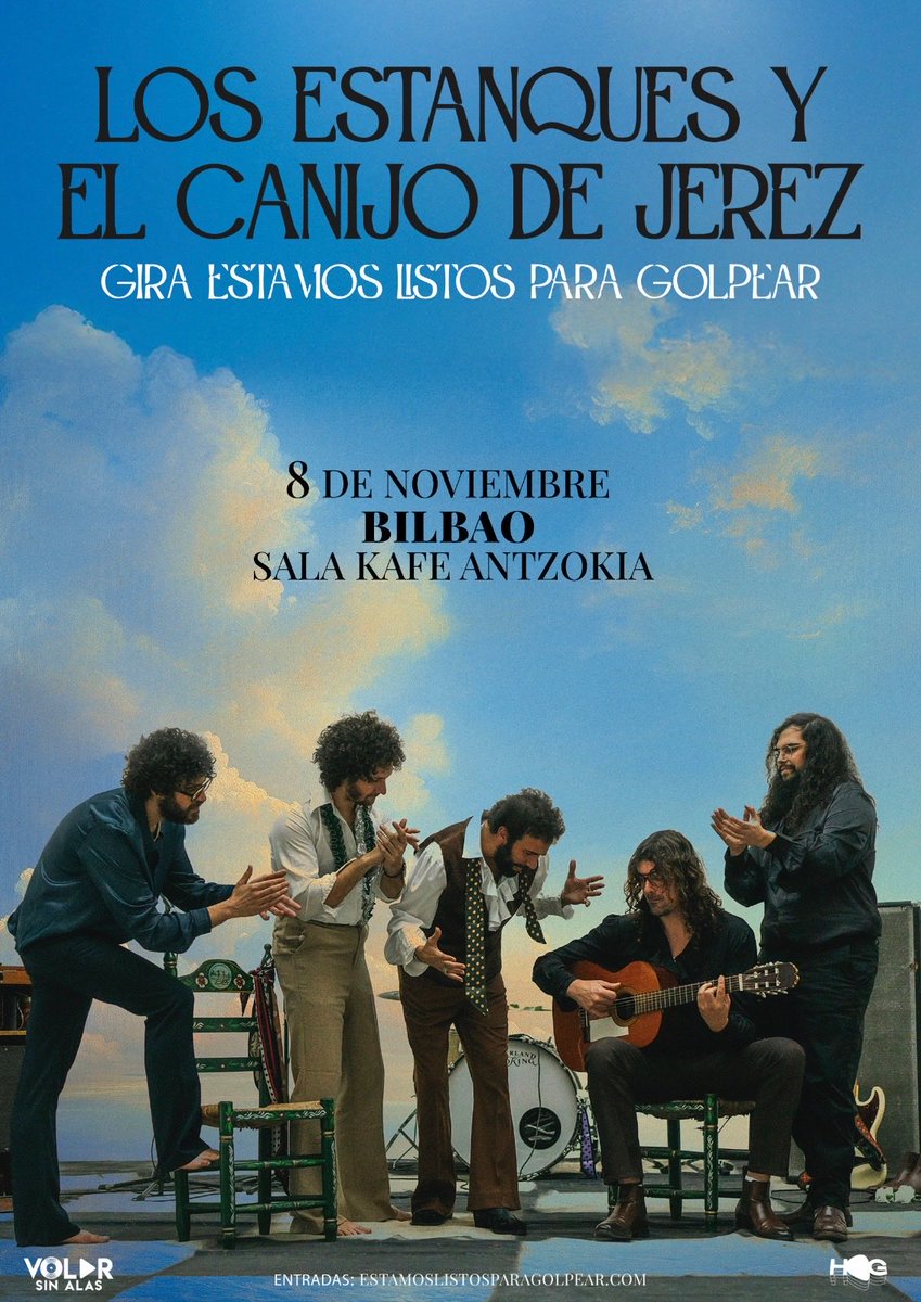 💥FIN DE SEMANA DE ALTO VOLTAJE!

La Gira Estamos Listos Para Golpear 2025 sigue su curso y este finde hacemos doble parada...

📅 7 NOVIEMBRE — SALA PLAYA CLUB #ACORUÑA
📅 8 NOVIEMBRE — SALA KAFE ANTZOKIA #BILBAO

👉🏽 Entradas disponibles en estamoslistosparagolpear.com