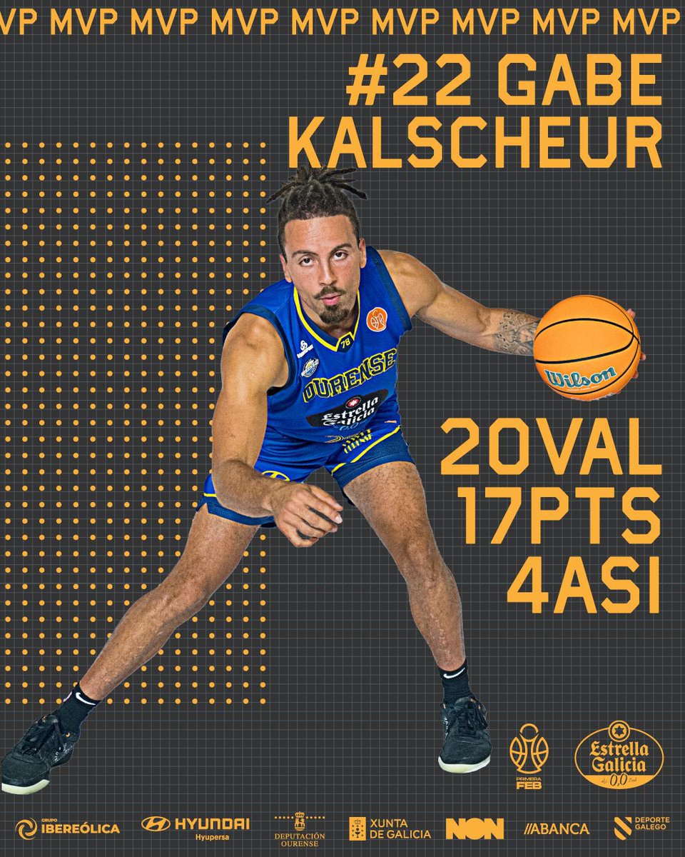 MVP🏆 | Gabe Kaslcheur foi o noso mellor xogador do partido ante Hestia Menorca

#VolveremosETiXaEstabas
