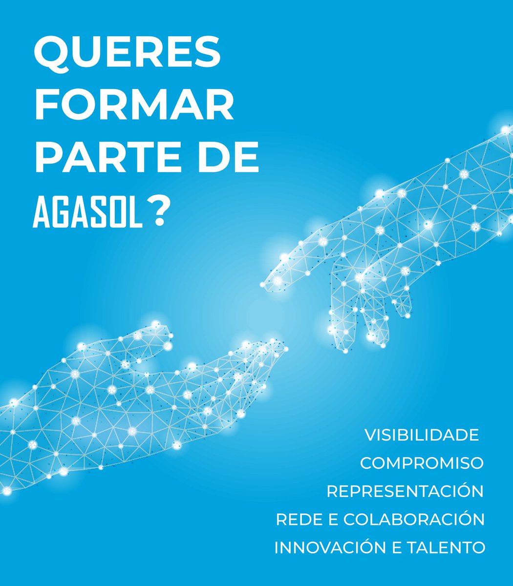🤝 Asóciate a AGASOL e suma forzas por un modelo tecnolóxico máis aberto, ético e galego.

Porque xuntas, as pezas encaixan mellor 🧩

Todo o que precisa o #SoftwareLibre en Galicia para medrar 💪

👉 Únete: agasol.gal