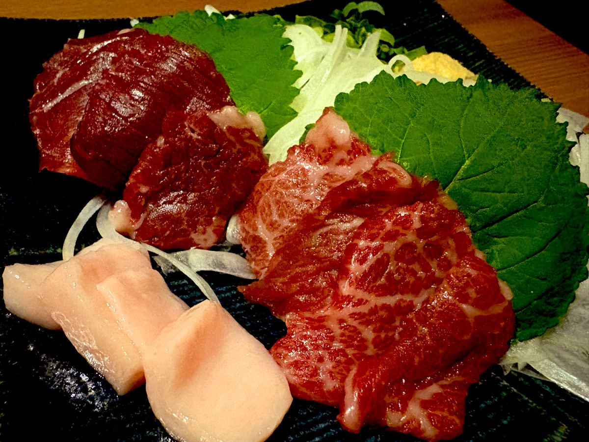 馬刺し…美味すぎんだろ…