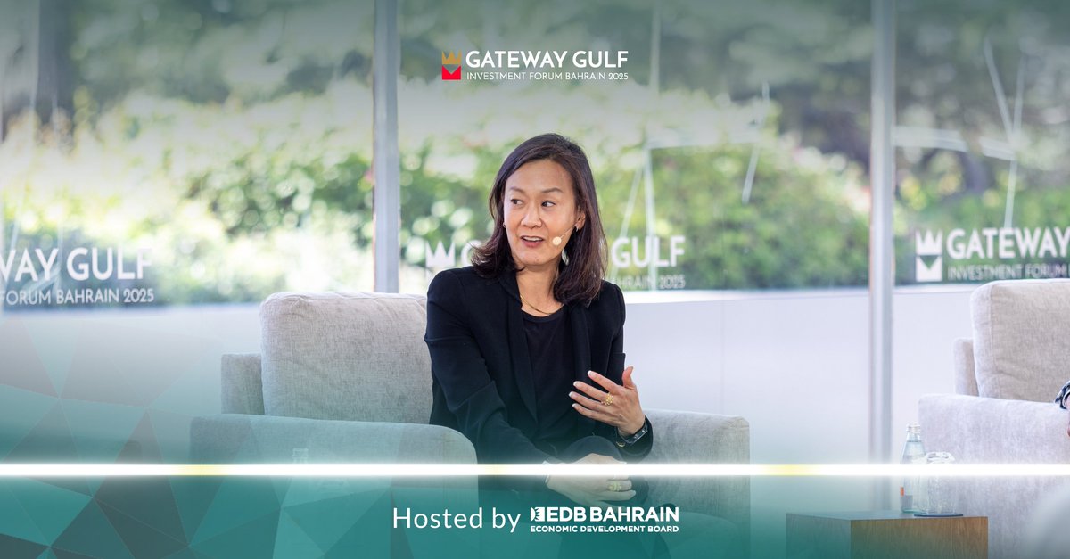 GatewayGulfBH's tweet photo. In 'Healthcare Capital: Strategies for Medical Innovation,' Irene Hong, Founding Partner of CEC Capital Group, Kneeland Youngblood, Founding Partner, Chairman and CEO of Pharos Capital Group, and Dr. Mohamed AlSaati, Chief Strategy Officer of M42 and CEO of M42 Bahrain, explored the investment opportunities within the healthcare sector. Discussions focused on how favorable government policies are fostering public-private partnerships to attract expertise and capital in specialized care and digital health. #GG25