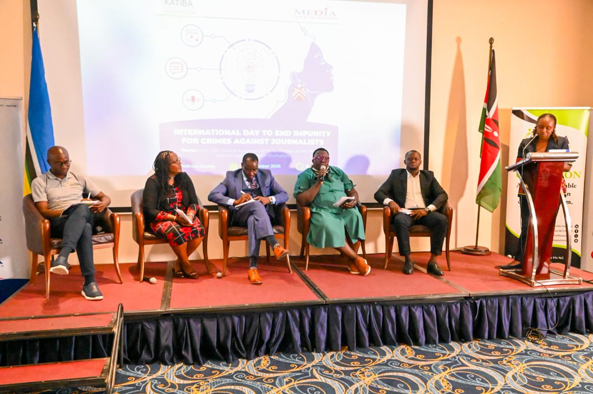 Our Communications &amp; Public Liaison Manager, @KevinMabonga1, joined a panel discussion on “Gendered Disinformation: Wither Media Freedom?” during the #IDEI2025 commemoration. He underscored the relevance of Articles 27, 28, and 29 of the Constitution in safeguarding equality,