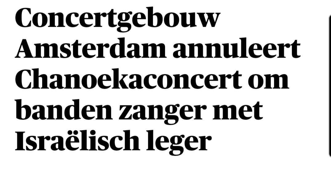 Een Joodse viering wordt geschrapt door ideologische druk van buitenaf.

Door te zwichten voor deze linksprogressieve fascistische pressie schendt het #Concertgebouw de kern van culturele autonomie. Muziek zou mensen moeten verbinden, niet onderwerpen aan ideologische censuur.