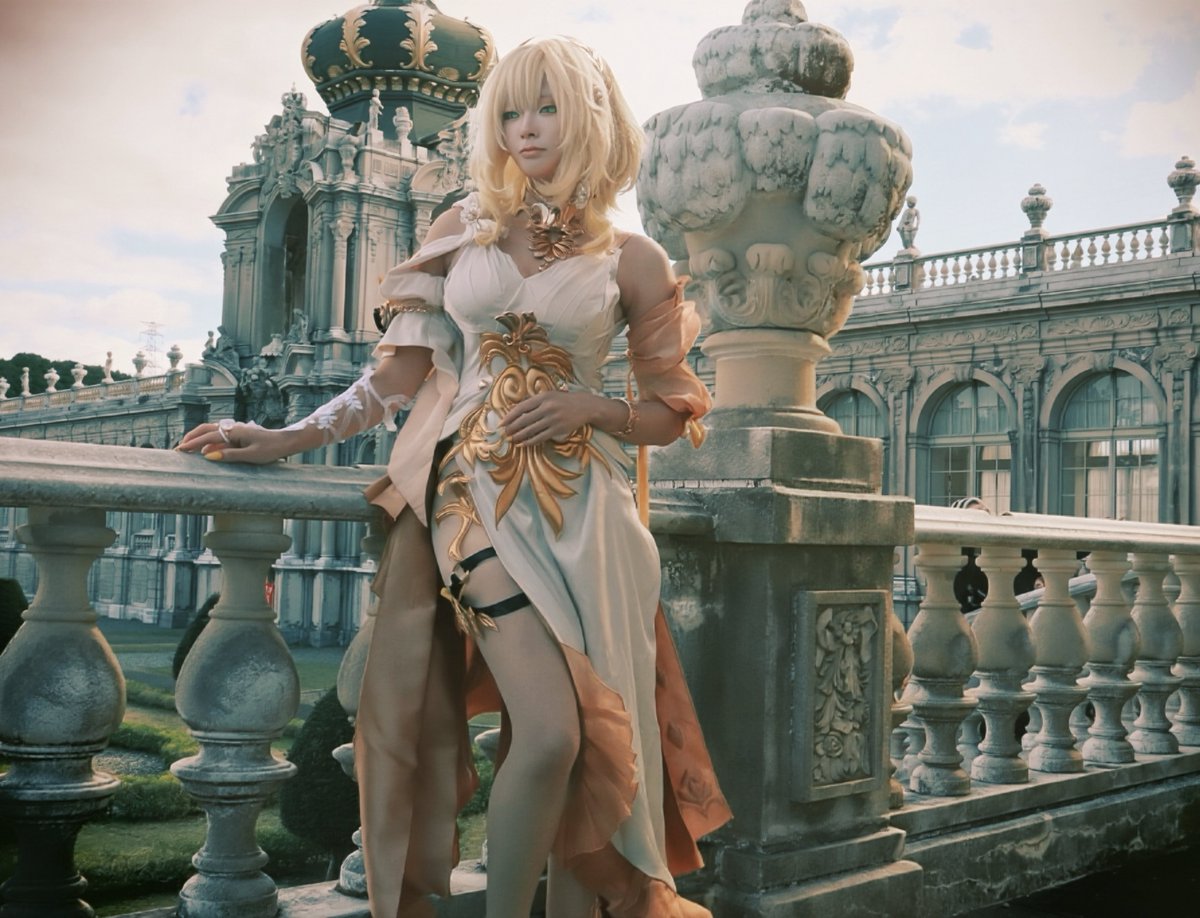 date_1567's tweet image. cosplay｜崩壊:スターレイル

＿＿＿＿  黄 金 の 。

photo:@ Hal_Cos_ 
#AMP88