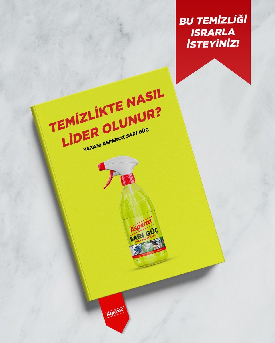 Asperox Sarı Güç temizlikte liderliğin kitabını yazdı. Mutfaklardan jantlara, mangallardan pek çok yere imzasını attı.