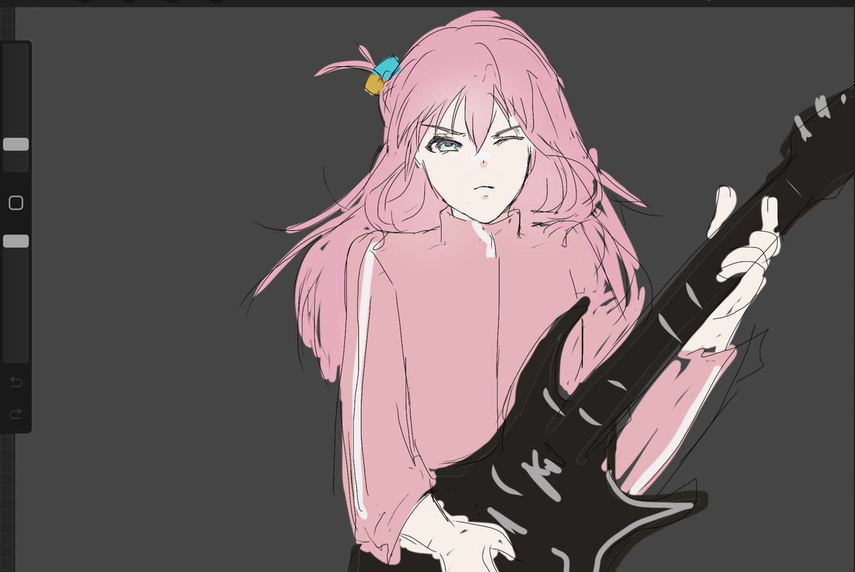 Getting a guitar and not picking it up after…😓 + an old bocchi drawing! 
#bocchitherock #ぼっち・ざ・ろっく