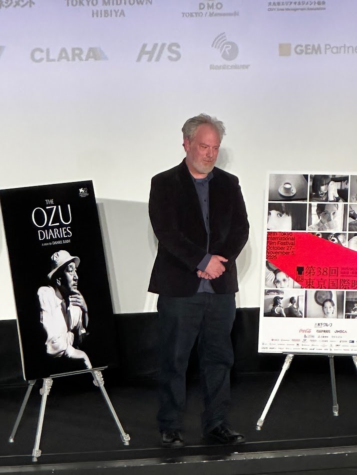 kaneda66's tweet image. kaneday🏳️‍🌈
昨日東京国際映画祭で観た『The Ozu Diaries』は凄く良かった。 小津の日記や小津に影響を受けた監督たち、『お早よう』の弟君（！）らへのインタビューをからめ、山中貞雄との親交や戦争体験がいかに作品に影響を与えたかに迫っていく。 #theozudiaries #yasujirōozu #tiff #tokyostory