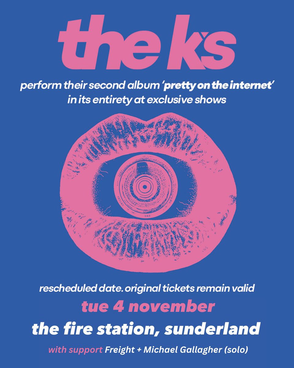 Buzzing for this one in Sunderland tomorrow with <a href="/TheKsUK/">THE K'S</a> 

Make sure you get down early 🙌

<a href="/FireStationSun/">The Fire Station</a>