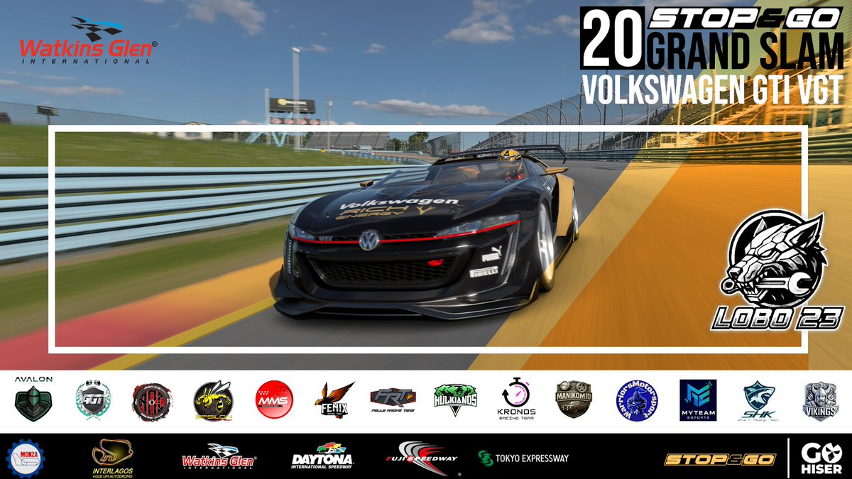 Esta noche el Grand Slam llega a Watkins Glen, 
a partir de las 22:30h. <a href="/Tururu233/">LOBO23 THE GOAT</a> retransmitirá la 3ª carrera, desde You Tube.

#Rigorous