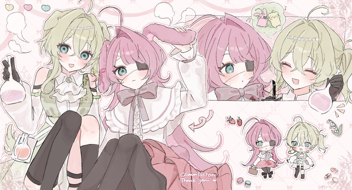 awawabbbw's tweet image. #skeb ありがとうございました！♡