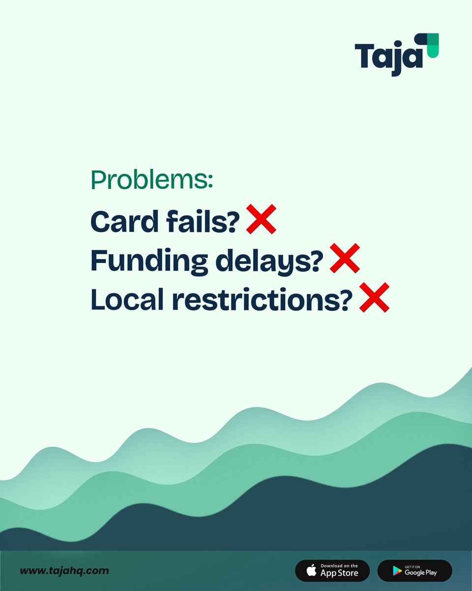 Taja_hq's tweet image. Card decline, local restrictions, these shouldn’t stop you from running a smooth campaign for your business or brand.

Use a Taja Virtual Card to fund your ads account today.

Click the link in bio🔗

#virtualcard