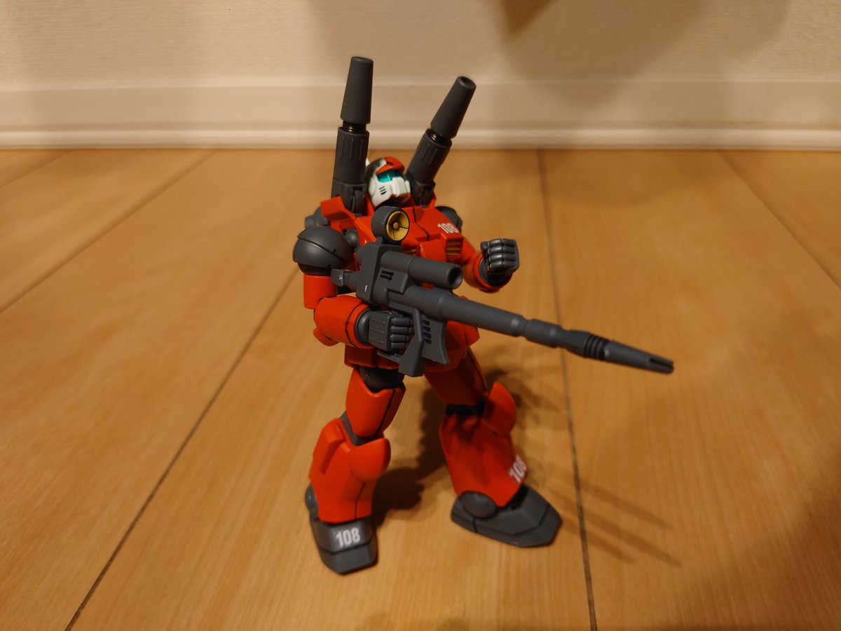 HGUC 1/144 　リバイブ版のガンキャノンを製作しました
何と言うかガンキャノンのイメージなんだが支援機の割にはステゴロ強強のイメージなんだよな(天パのせい)