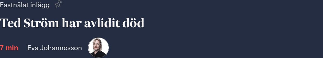 Vad tycker <a href="/staffandopping/">Staffan Dopping</a> om den här rubriken?