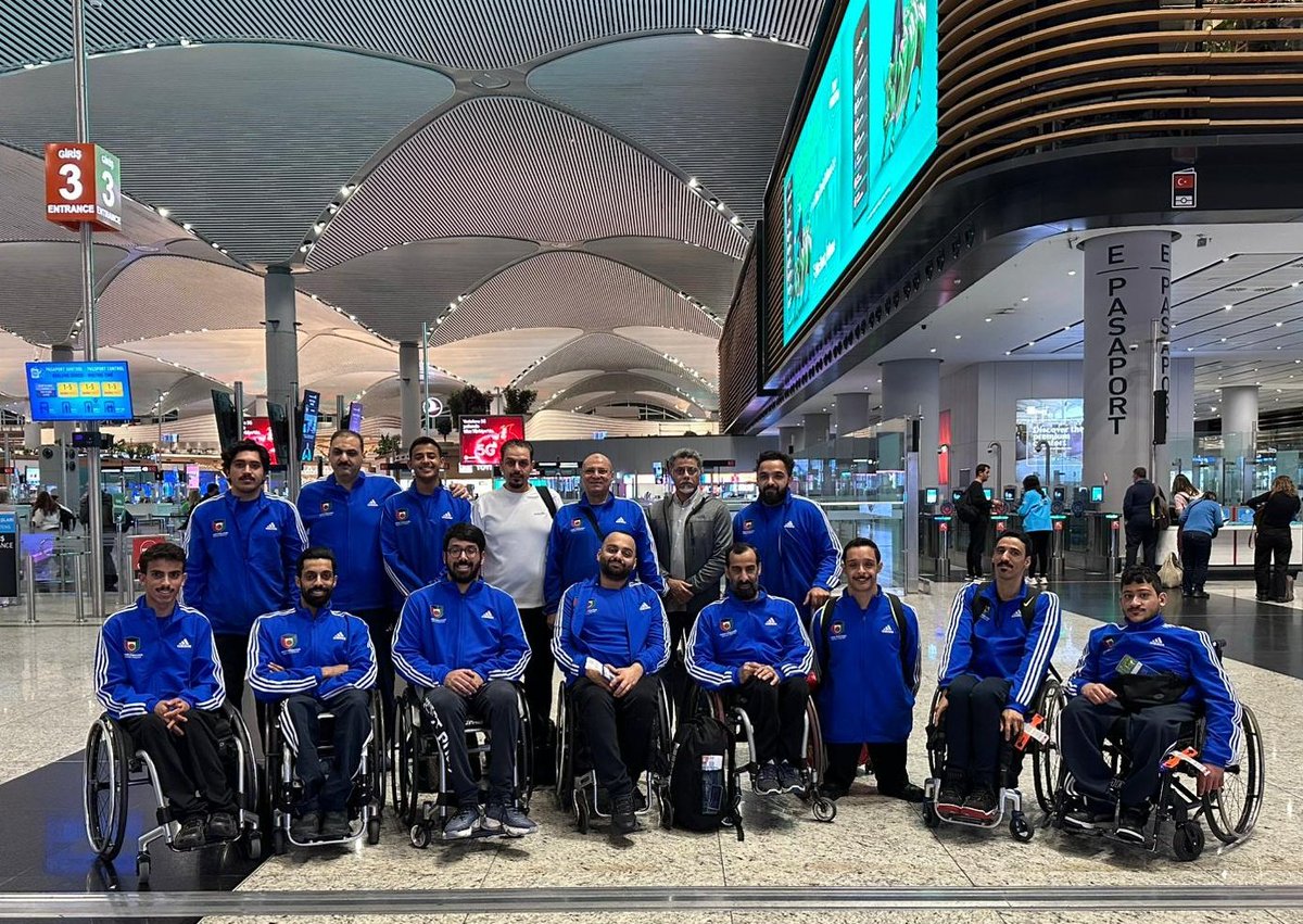 بعد انتهاء المعسكر التدريبي، وصل اليوم فريق المنتخب الكويتي لكرة السلة علي الكراسي الي تايلاند،استعدادا للمشاركة في بطولة تايلاند التي ستقام في بانكوك من 3 الي 16 نوفمبر بمشاركة 16  فريق سلة.
كل التوفيق لأبطال الأزرق بالحصول على أفضل المراكز ورفع راية الكويت عاليا 🇰🇼
<a href="/pas_kwt/">الهيئة العامة للرياضة</a>