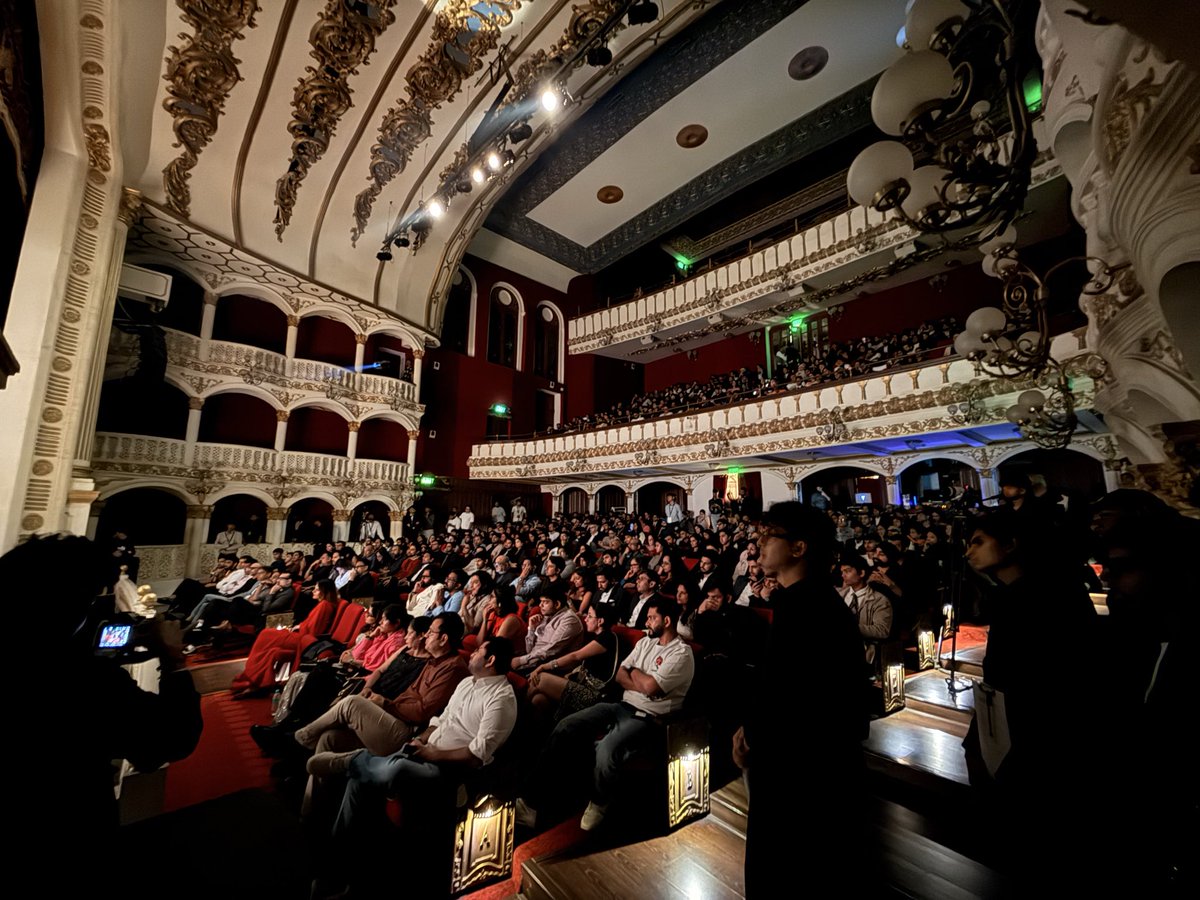 anuragteewari's tweet image. This moment will be remembered.
Because this is how we won India’s Best AI Film 2025. 

Three weeks ago, it wasn’t even a plan, just a wild idea to apply for India’s first AI Film Festival. Fast forward to last night, we stood inside the Royal Opera House, Mumbai, where icons…