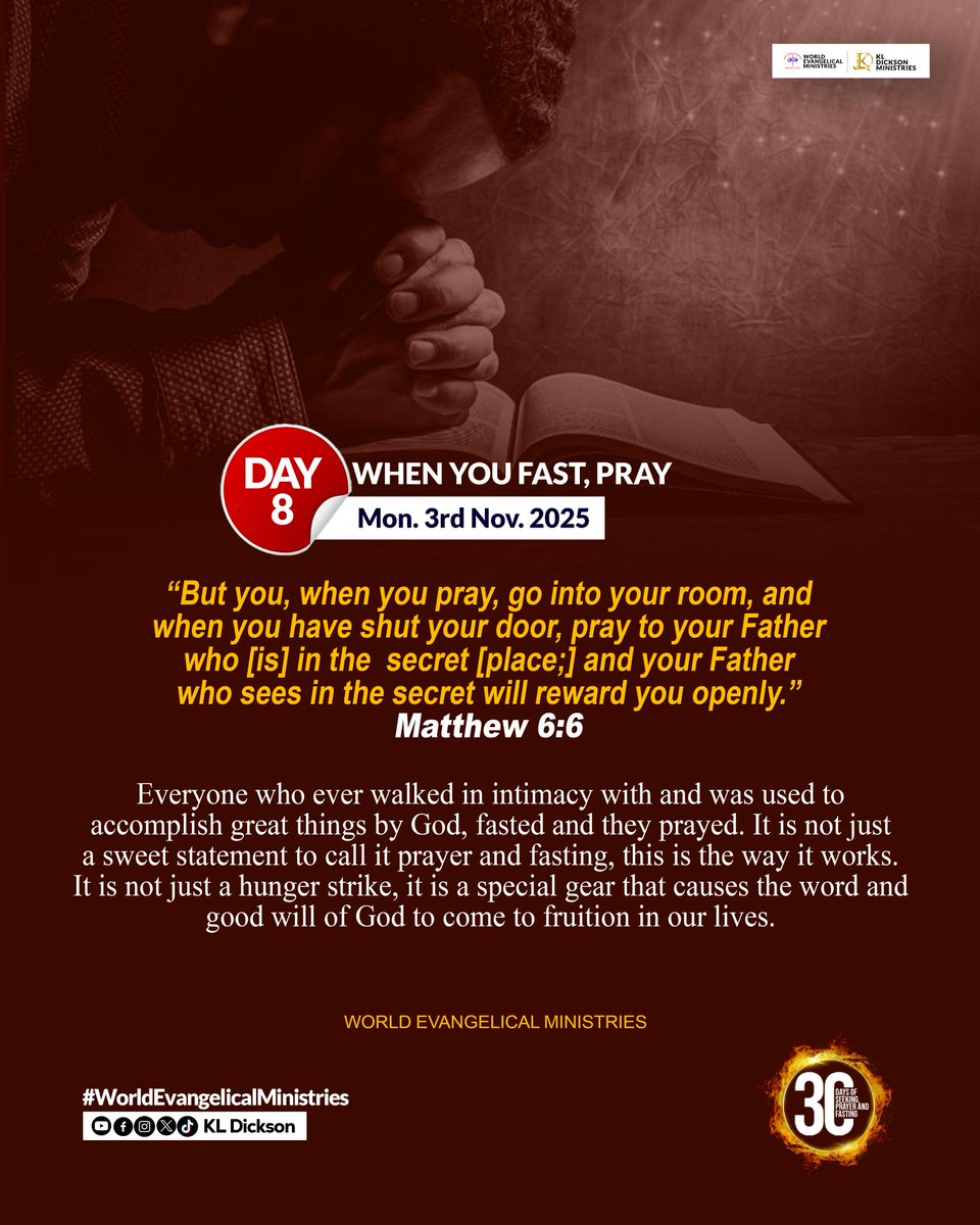 kl_dickson's tweet image. #PrayerAndFasting Series
#CFCFortPortal