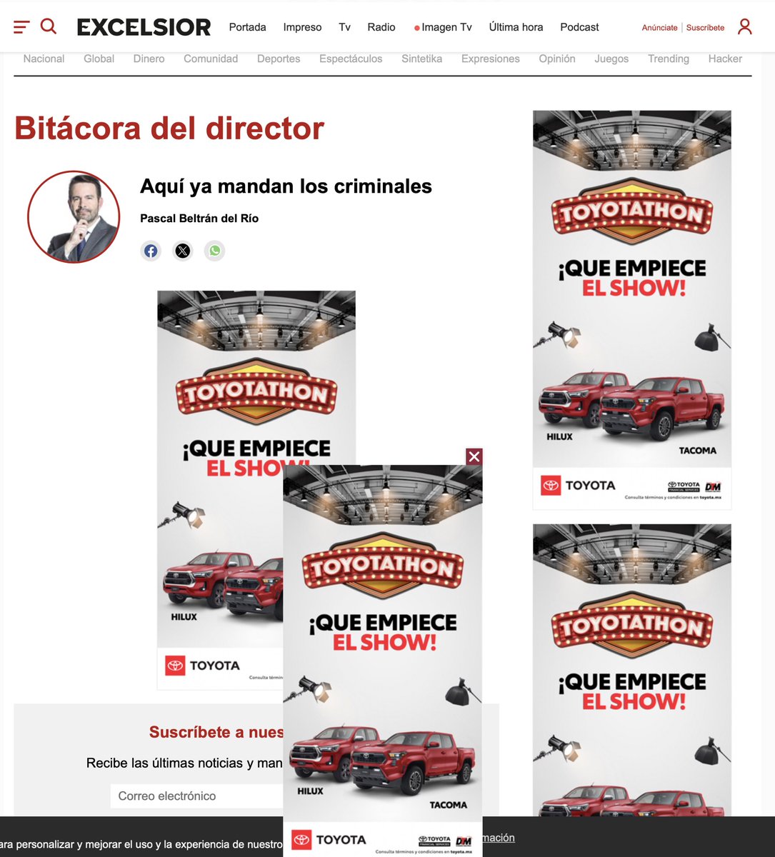 Que difícil es leer a <a href="/beltrandelrio/">Pascal</a> en <a href="/Excelsior/">Excélsior</a>.