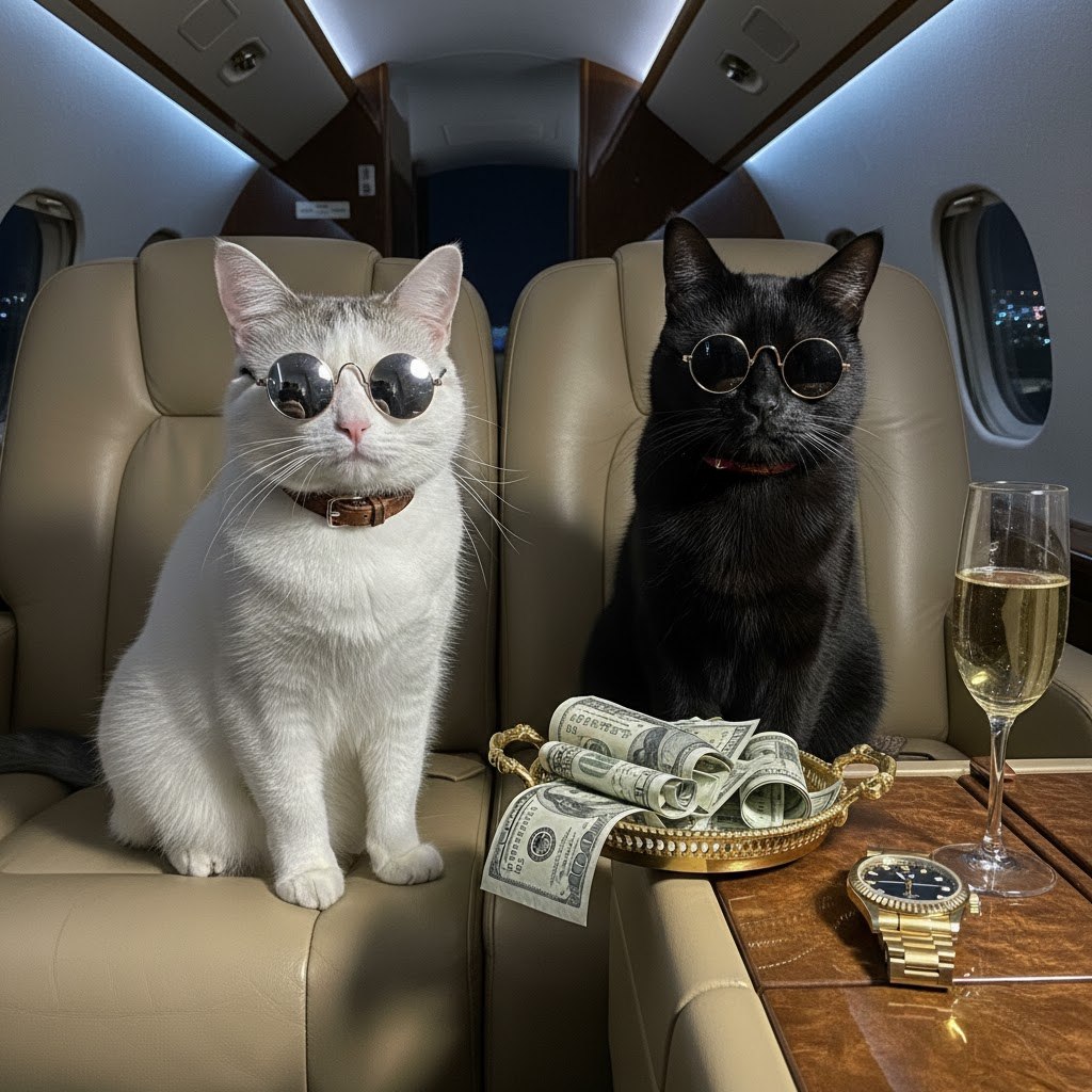 too rich to chase lasers anymore. 💵😎