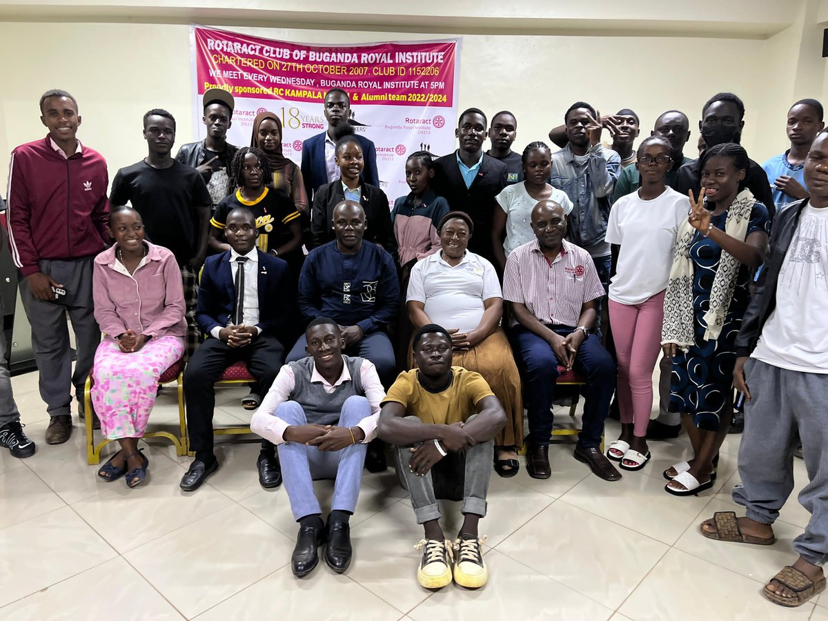Rotaract Buganda Royal institute (The Trekkers) tweet media