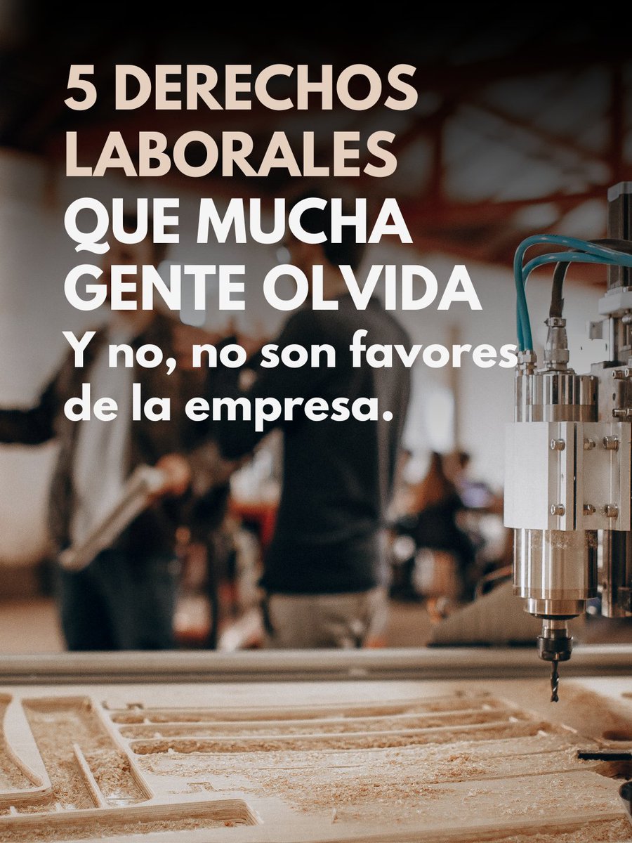 DDuranabogados's tweet image. 💼 5 derechos laborales que aún se olvidan 👇

⚖️ Permiso por cuidado de hijos enfermos
 👶 Adaptar la jornada por conciliación
 📵 Desconexión digital
 💼 Finiquito aunque te vayas tú
 📅 Antigüedad acumulada si has tenido varios contratos seguidos

#DerechoLaboral #Abogados