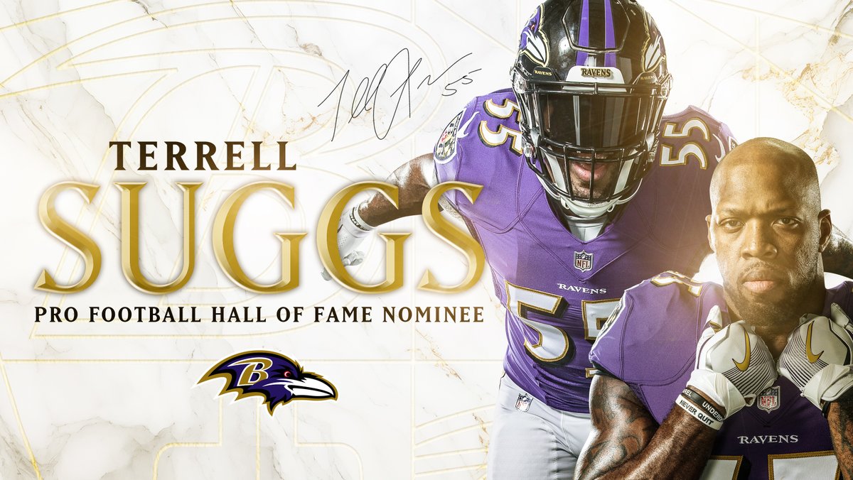 Ravens's tweet photo. "Suggs is obviously one of the all-time great outside linebackers in our game."

https://t.co/2zn5irofth https://t.co/72tHvtMdtj